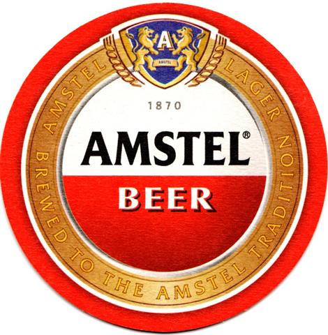 amsterdam nh-nl amstel beer 4a (rund215-rotrand-o 2 lwen)